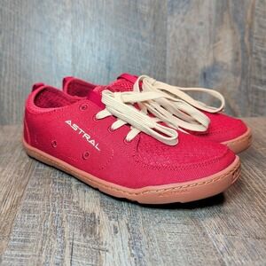Astral Loyak Shoes Women's 7 Red Minimal Zero Drop Barefoot Water Outdoor River